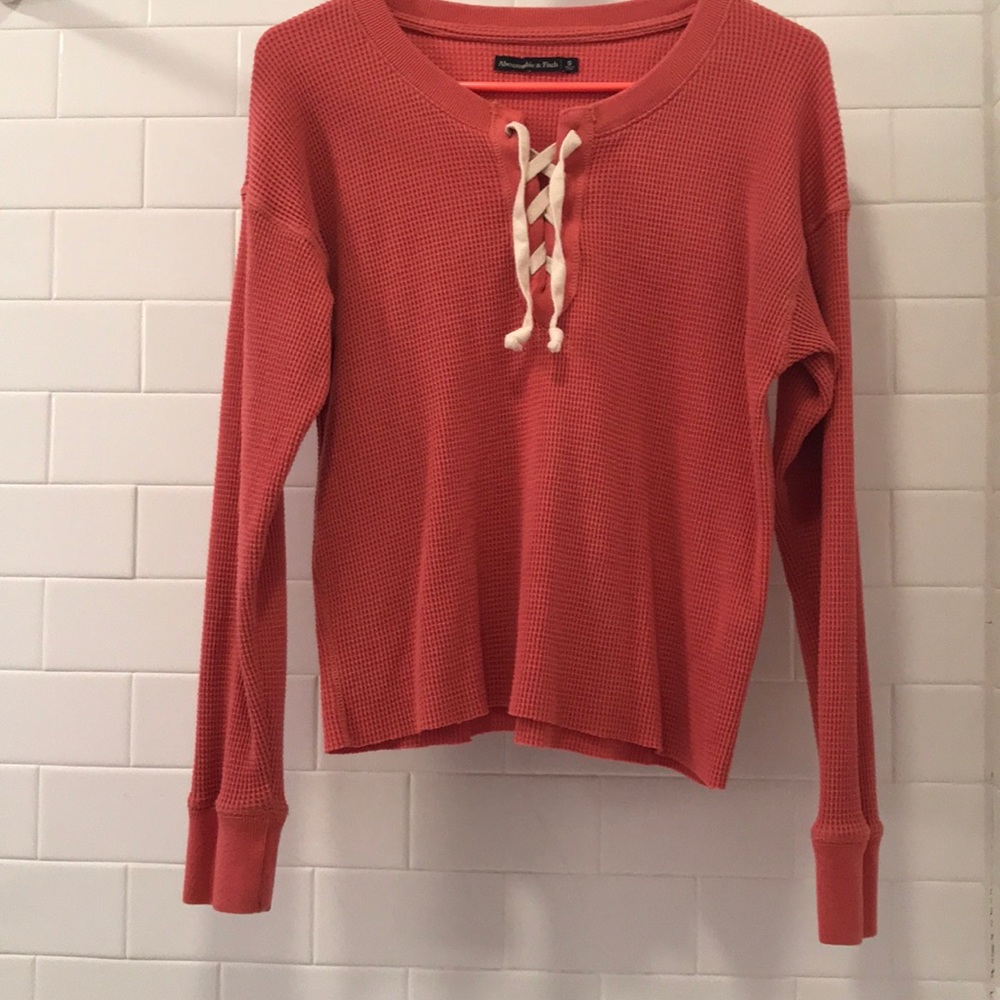 Coral Abercrombie & Fitch shirt